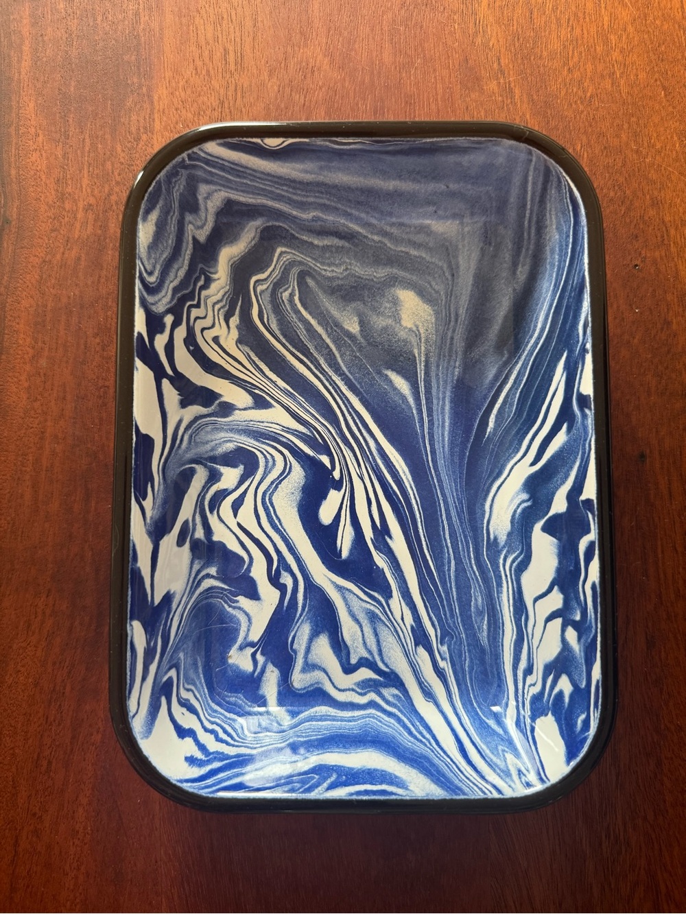 MoMA x Bornn Blue Swirl Enamel 6x9 Dish